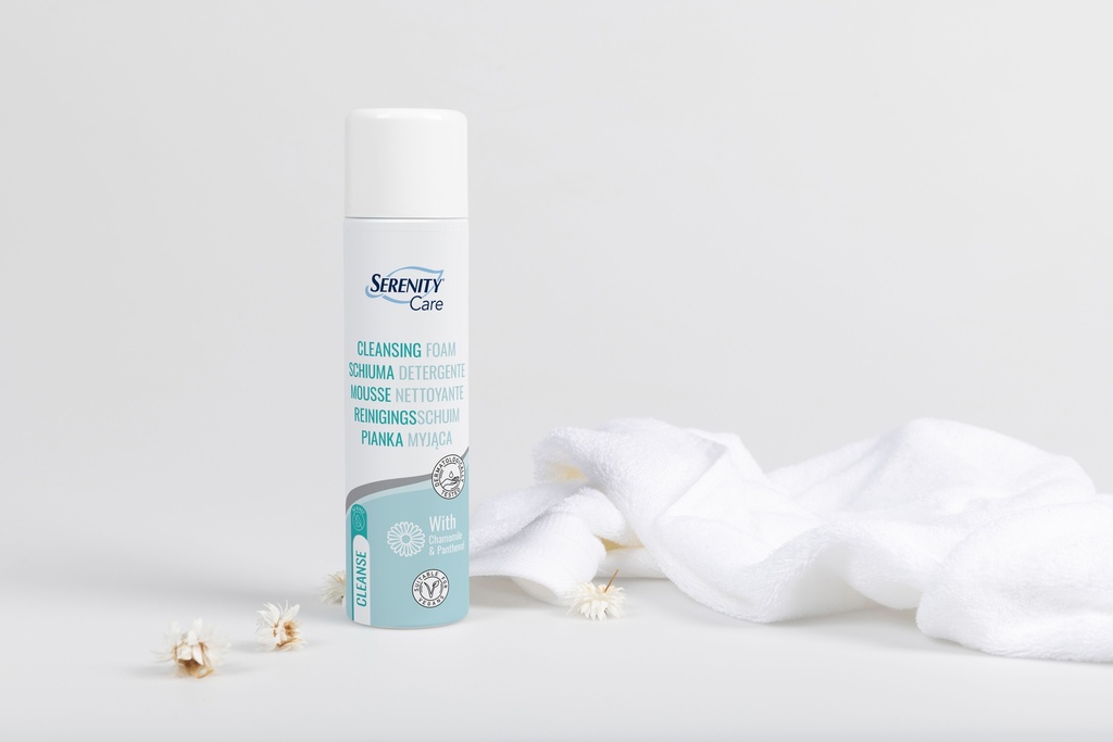Serenity care mousse nettoyante 400ml (sans rinçage)