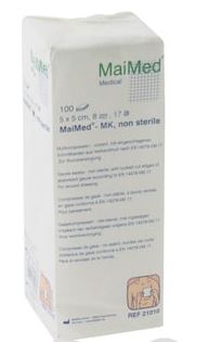 Compresses 5X5 nst/100