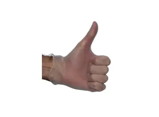 Gant Vinyl transparent non-poudré /100 Unités